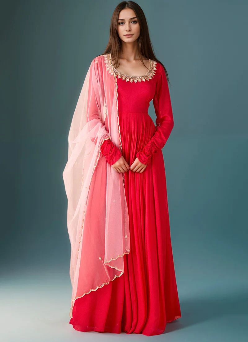 Traditional Handwork Anarkali